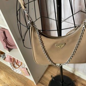 Prada bag tan